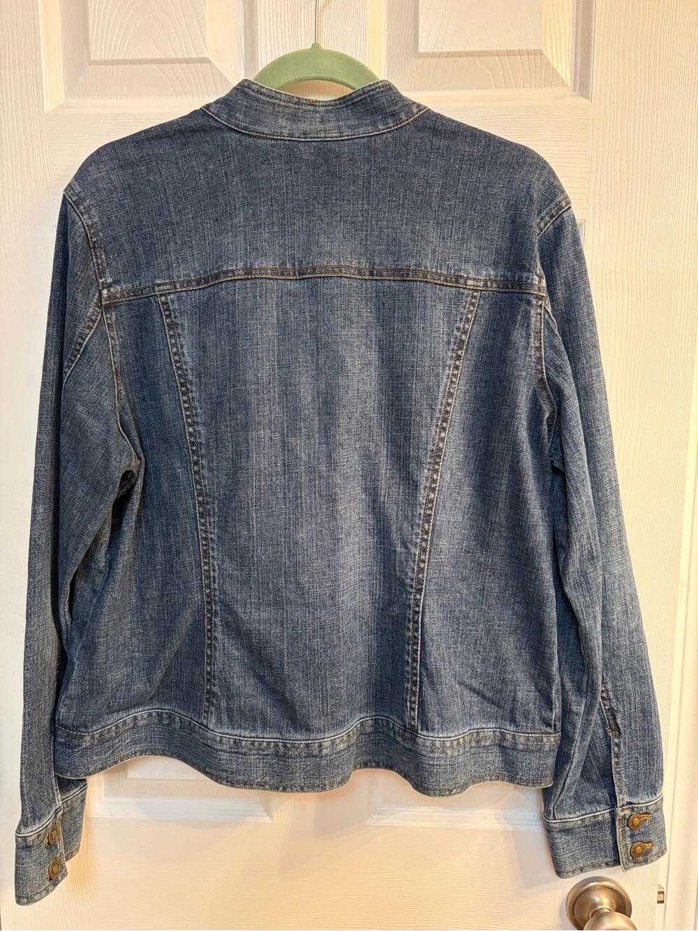 Vintage Liz Claiborne Women’s denim Button-Front Jacket - Blue - Picture 2 of 8